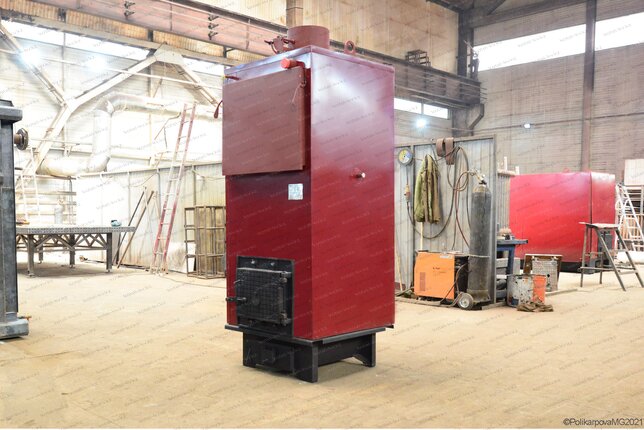 Котел 0.3 МВт твердотопливный промышленный