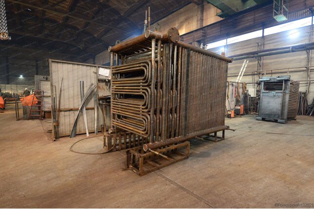 Угольный котел 900 кВт - изготовление