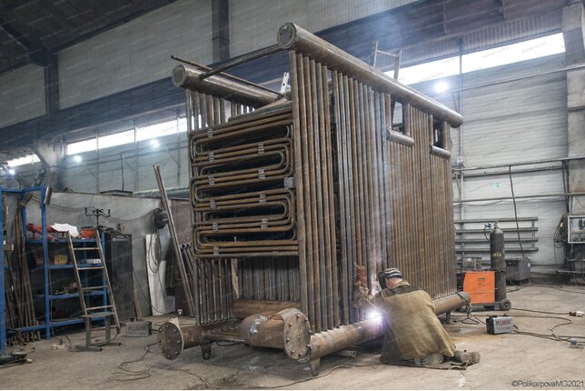 Изготовление котла 2.5 МВт с топкой ЗП РПК