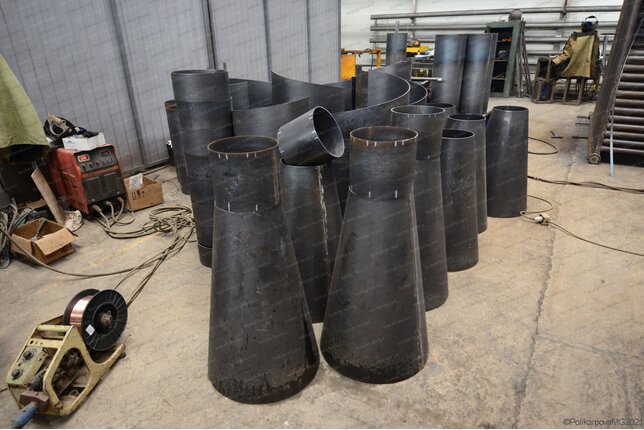 Изготовление промышленных циклонов ЦН 15 1000 1УП